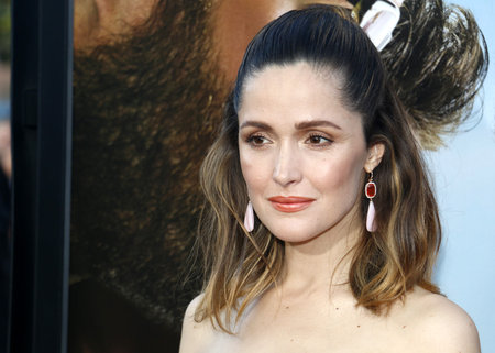Rose Byrne at the Los Angeles premiere of 'Neighbors 2: Sorority Rising' held at the Regency Village Theatre in Westwood, USA on May 16, 2016.のeditorial素材