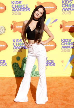 Kelli Berglund at the Nickelodeon's 28th Annual Kids' Choice Awards held at the Forum in Inglewood, USA on March 28, 2015.のeditorial素材