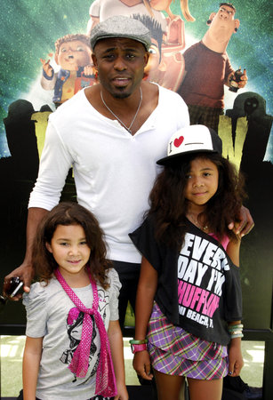 Wayne Brady at the Los Angeles premiere of 'ParaNorman' held at the Universal CityWalk in Universal City, USA on August 5, 2012.のeditorial素材