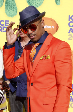 Nick Cannon at the Nickelodeon's 28th Annual Kids' Choice Awards held at the Forum in Inglewood, USA on March 28, 2015.のeditorial素材