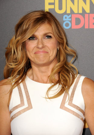 LOS ANGELES, CA - AUGUST 18, 2015: Connie Britton at the Los Angeles premiere of &#39;American Ultra&#39; held at the Ace Theater Downtown LA in Los Angeles, USA on August 18, 2015.のeditorial素材
