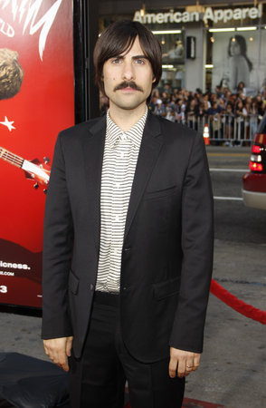 Jason Schwartzman at the Los Angeles premiere of 'Scott Pilgrim vs. The World' held at the Grauman's Chinese Theater in Hollywood, USA on July 27, 2010.のeditorial素材