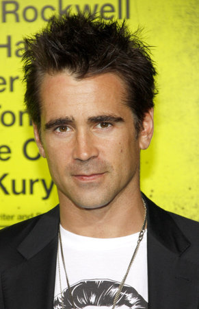 Colin Farrell at the Los Angeles premiere of 'Seven Psychopaths' held at the Mann Bruin Theatre in Westwood, USA on October 1, 2012.のeditorial素材