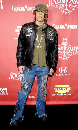 Criss Angel at the 2007 Spike TV's Scream Fest held at the Greek Theater in Hollywood on October 19, 2007.のeditorial素材