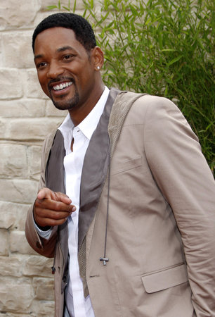 Will Smith at the Los Angeles premiere of 'The Karate Kid' held at the Mann Village Theater in Westwood, USA on June 7, 2010.のeditorial素材