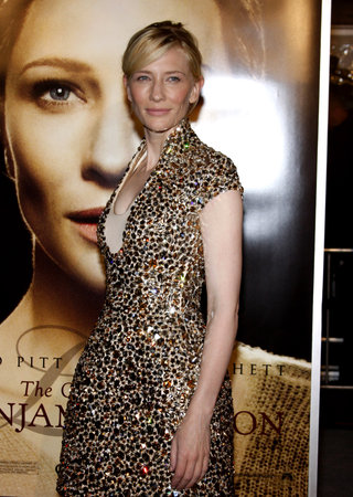 Cate Blanchett at the Los Angeles premiere of 'The Curious Case Of Benjamin Button' held at the Mann's Village Theater  in Westwood on December 8, 2008.のeditorial素材