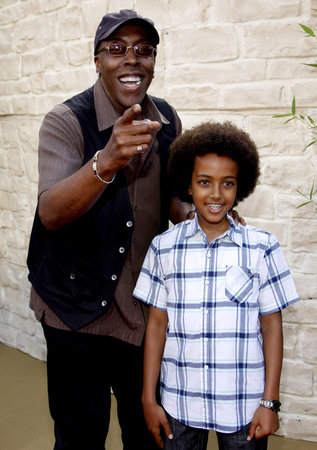 Arsenio Hall at the Los Angeles premiere of 'The Karate Kid' held at the Mann Village Theater in Westwood, USA on June 7, 2010.のeditorial素材