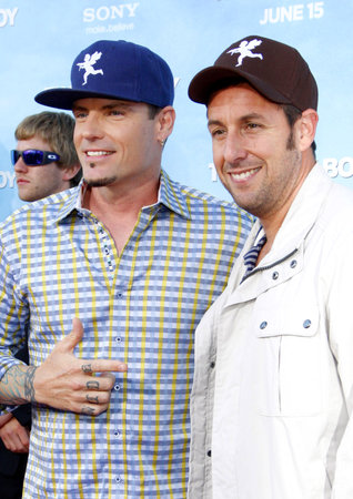 Robert Van Winkle and Adam Sandler at the Los Angeles premiere of 'That's My Boy' held at the Westwood Village Theater in Los Angeles, USA June 4, 2012.のeditorial素材