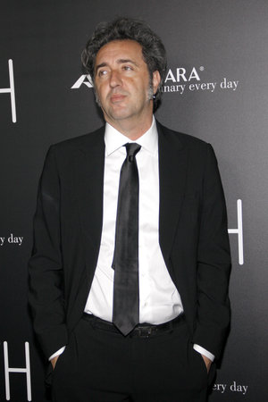 Paolo Sorrentino at the Los Angeles premiere of 'Youth' held at the DGA Theatre in Hollywood, USA on November 17, 2015.のeditorial素材