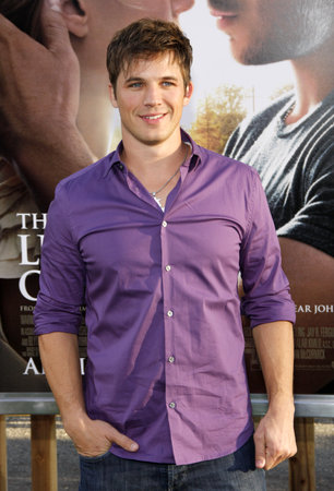 UNITED STATES, HOLLYWOOD, APRIL 16, 2012: Matt Lanter at the Los Angeles premiere of 'The Lucky One' held at the Grauman's Chinese Theater in Hollywood, USA on April 16, 2012.のeditorial素材