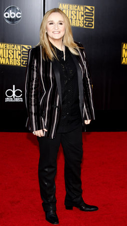 Melissa Etheridge at the 2009 American Music Awards held at the Nokia Theater in Los Angeles, USA on November 22, 2009.のeditorial素材