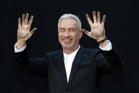 Roland Emmerich Hand And Footprint Ceremony held at the TCL Chinese Theatre in Hollywood, USA on June 20, 2016.のeditorial素材