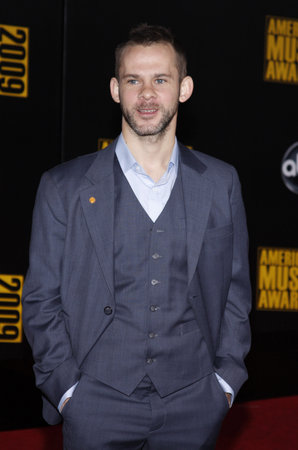 Dominic Monaghan at the 2009 American Music Awards held at the Nokia Theater in Los Angeles, USA on November 22, 2009.のeditorial素材