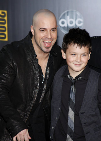 Chris Daughtry at the 2009 American Music Awards held at the Nokia Theater in Los Angeles, California, United States on November 22, 2009.のeditorial素材