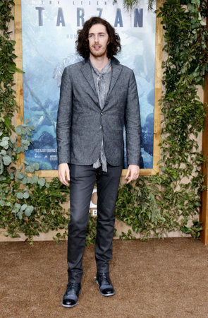 Hozier at the Los Angeles premiere of &#39;The Legend Of Tarzan&#39; held at the Dolby Theatre in Hollywood, USA on June 27, 2016.のeditorial素材