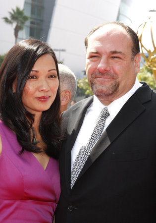 James Gandolfini at the 2008 Creative Arts EMMY Awards held at the Nokia Theater in Los Angeles, California, United States on September 13, 2008.のeditorial素材