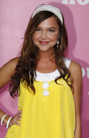 Arielle Kebbel at the Los Angeles premiere of 'House Bunny' held at the Mann Village Theatre in Westwood, USA on August 20, 2008.のeditorial素材