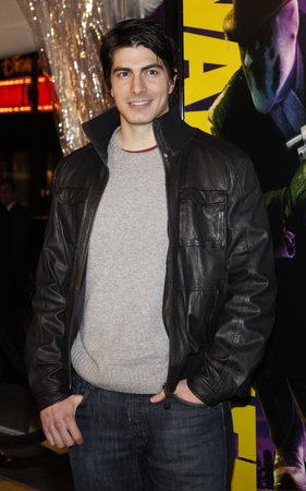 Brandon Routh at the Los Angeles premiere of 'Watchmen' held at the Grauman's Chinese Theater in Hollywood, USA on March 3, 2009.のeditorial素材