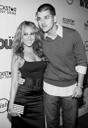 Adrienne Bailon and Rob Kardashian at the Summer Stars Party 2008 held at the Social in Hollywood, California, United States on May 22, 2008.のeditorial素材