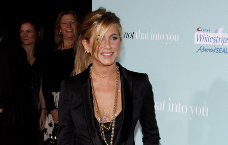 Jennifer Aniston at the World premiere of "He's Just Not That Into You" held at the Grauman's Chinese Theater in Hollywood, USA on February 2, 2009.のeditorial素材