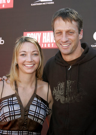 Lhotse Hawk and Tony Hawk at the Tony Hawk Foundation 3rd Annual Stand Up For Skateparks held at the Green Acres Estate in Beverly Hills, USA on November 5, 2006.のeditorial素材