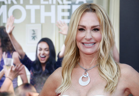 Taylor Armstrong at the Los Angeles premiere of 'Bad Moms' held at the Mann Village Theater in Westwood, USA on July 26, 2016.のeditorial素材