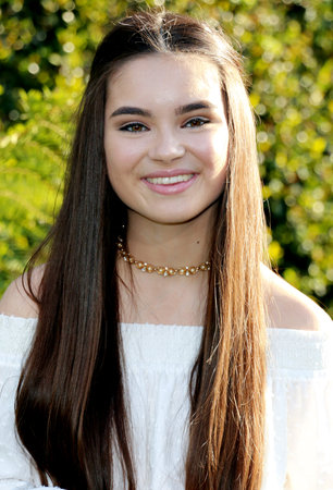 Landry Bender at the World premiere of &#39;Pete&#39;s Dragon&#39; held at the El Capitan Theatre in Hollywood, USA on August 8, 2016.のeditorial素材