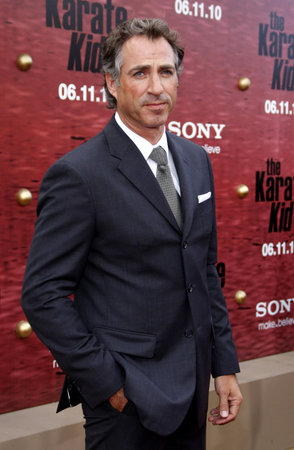 Harry Van Gorkum at the Los Angeles premiere of "The Karate Kid" held at the Mann Village Theater in Westwood, USA on June 7, 2010.のeditorial素材