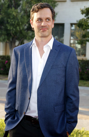 Tom Everett Scott at the Los Angeles premiere of 'Sister Cities' held at the Paramount Studios in Hollywood, USA on August 31, 2016.のeditorial素材