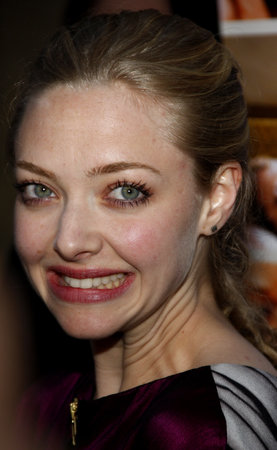 Amanda Seyfried at the Los Angeles premiere of "Mother and Child" held at the Egyptian Theater in Hollywood, USA on April 19, 2010.のeditorial素材