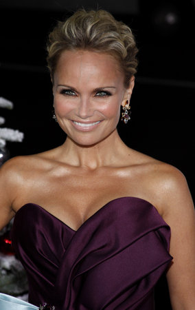 Kristin Chenoweth at the Los Angeles premiere of 'Four Christmases' held at the Grauman's Chinese Theater in Hollywood, USA on November 20, 2008.のeditorial素材