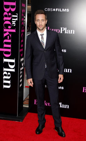 Alex O'Loughlin at the Los Angeles premiere of 'The Back-Up Plan' held at the Regency Village Theatre in Westwood, USA on April 21, 2010.のeditorial素材