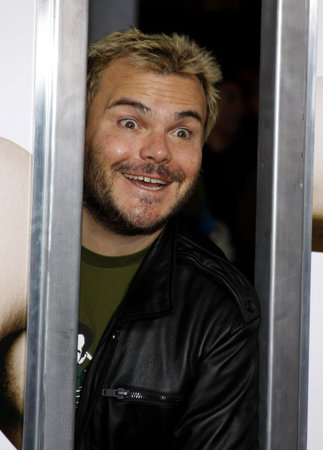 Jack Black at the World premiere of "Walk Hard" held at the Grauman's Chinese Theater in Hollywood, USA on December 12, 2007.のeditorial素材