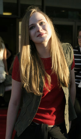 Evan Rachel Wood at the Opening Night of the 2004 Los Angeles Film Festival and the Los Angeles Premiere of 'Garden State' held at the Arclight Cinema in Hollywood, USA on June 17, 2004.のeditorial素材