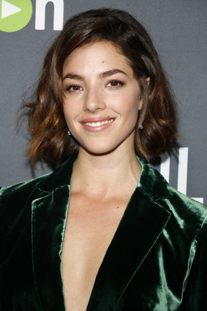 Olivia Thirlby at the Los Angeles premiere of Amazon's 'Goliath' held at the London Hotel in West Hollywood, USA on September 29, 2016.のeditorial素材
