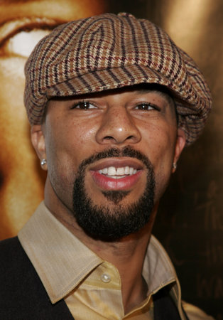Common at the Los Angeles premiere of "Freedom Writers" held at the Mann Village Theater in Westwood, USA on January 4, 2007.のeditorial素材