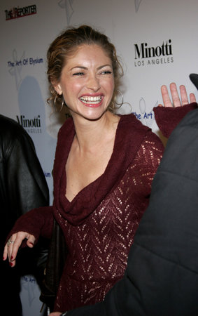 Rebecca Gayheart at the Art of Elysium Presents Russel Young "fame, shame and the realm of possibility" held at the Minotti Los Angeles in West Hollywood, USA on November 30, 2005.のeditorial素材