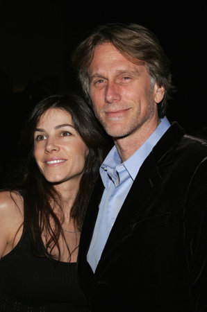 Peter Horton and wife Nicole at the Los Angeles Free Clinic's 29th Annual Dinner Gala held at the Regent Beverly Wilshire in Beverly Hills, USA on November 21, 2005.のeditorial素材