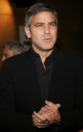 George Clooney at the Los Angeles premiere of "The Good German" held at the Egyptian Theatre in Hollywood, California, United States on December 4, 2006.のeditorial素材