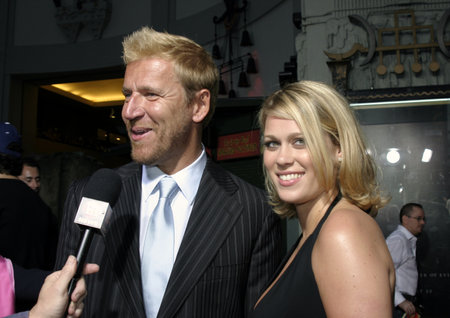 Renny Harlin at the Los Angeles premiere of 'Exorcist: The Beginning' held at the Grauman's Chinese Theatre in Hollywood, USA on August 18, 2004.のeditorial素材