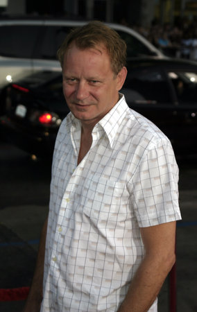 Stellan Skarsgard at the Los Angeles premiere of 'Exorcist: The Beginning' held at the Grauman's Chinese Theatre in Hollywood, USA on August 18, 2004.のeditorial素材