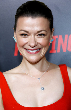 Maribeth Monroe at the Los Angeles premiere of 'Keeping Up With The Joneses' held at the Fox Studios in Los Angeles, USA on October 8, 2016.のeditorial素材