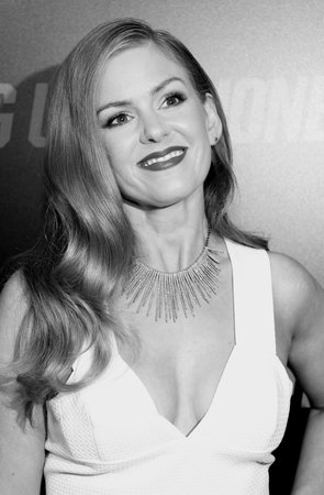 Isla Fisher at the Los Angeles premiere of 'Keeping Up With The Joneses' held at the Fox Studios in Los Angeles, USA on October 8, 2016.のeditorial素材