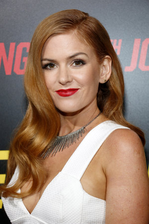 Isla Fisher at the Los Angeles premiere of 'Keeping Up With The Joneses' held at the Fox Studios in Los Angeles, USA on October 8, 2016.のeditorial素材