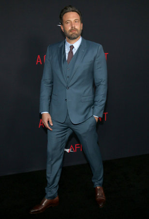 Ben Affleck at the Los Angeles premiere of 'The Accountant' held at the TCL Chinese Theater in Hollywood, USA on October 10, 2016.のeditorial素材