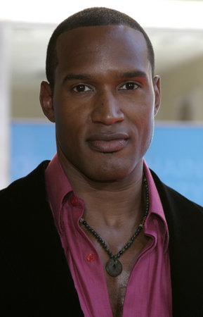 Henry Simmons at the 2005 BET Awards at the Kodak Theater in Hollywood, USA on June 28, 2005.のeditorial素材