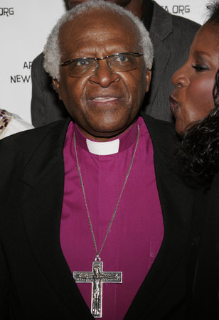 Desmond Tutu at the Archbishop Desmond Tutu's 75th Birthday Celebration held at the Regent Beverly Wilshire Hotel in Beverly Hills, USA on September 18, 2006.のeditorial素材