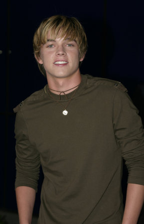 Jesse McCartney at the WB Network's 2004 All-Star Party held at the Pacific Design Center in West Hollywood, USA  on July 14, 2004.のeditorial素材