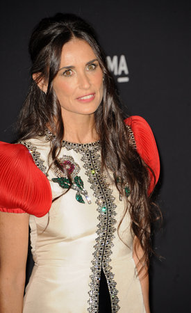 Demi Moore at the 2016 LACMA Art+Film Gala held at the LACMA in Los Angeles, USA on October 29, 2016.のeditorial素材