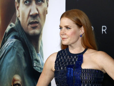 Amy Adams at the Los Angeles premiere of 'Arrival' held at the Regency Village Theater in Westwood, USA on November 6, 2016.のeditorial素材